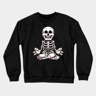 Meditating Skeleton Crewneck Sweatshirt